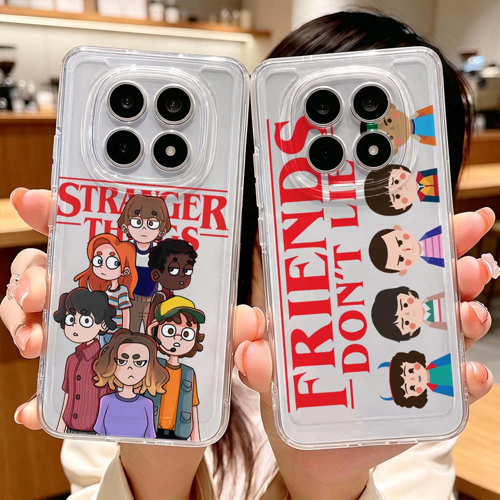 Phone Cases Xiaomi 15 - Casing Ponsel Transparan Pelindung Motif Kartun