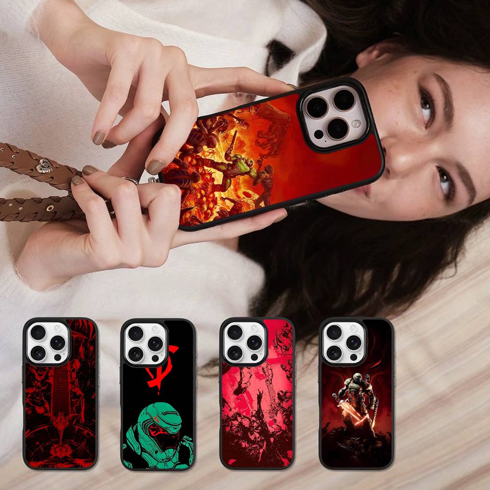 Phone Cases H&M - Game H-DOOM Eternal-S Untuk Iphone Hitam