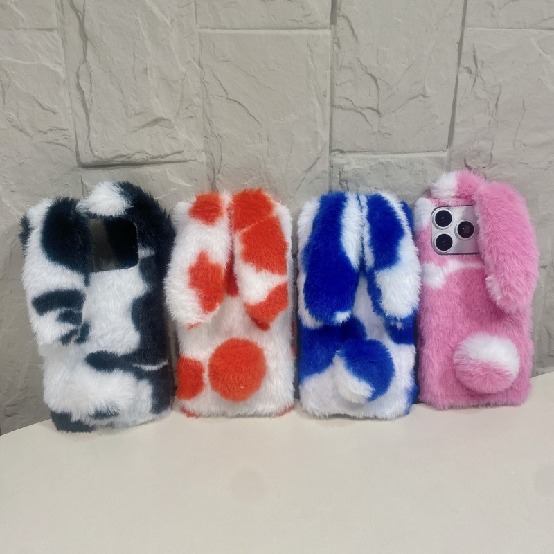 Phone Cases For Iphone 16 - Casing HP Bulu Desain Kelinci Lucu