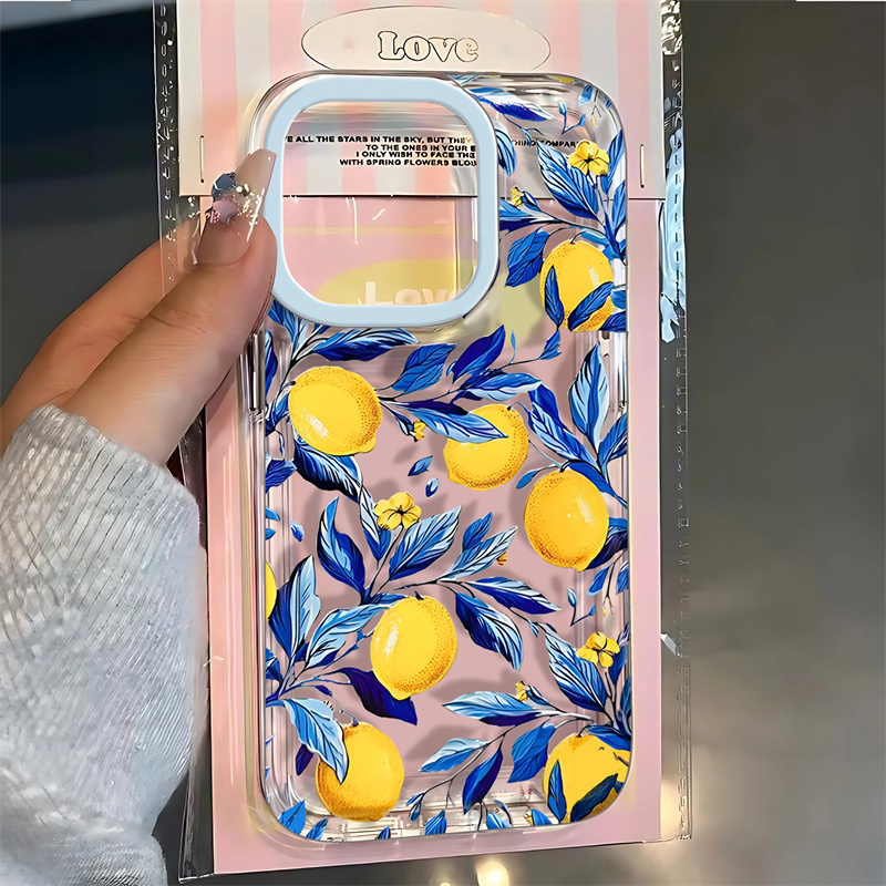 Phone Cases Xiaomi 15 - Casing Ponsel Motif Buah Lemon Musim