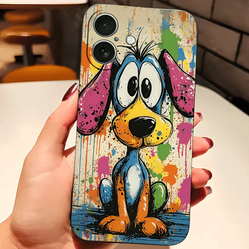 Casing HP TPU Motif Anjing War - Phone Cases Xr Iphone ulasan dan harga