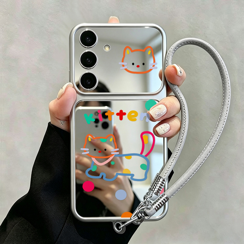 Casing Cermin Kucing Lucu deng - Phone Cases Galaxy A16 5G ulasan dan harga